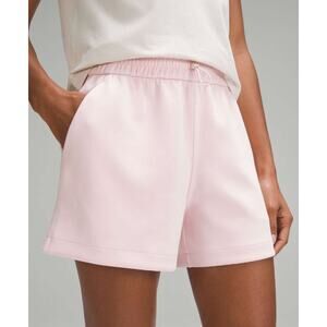 Lululemon Softstreme High-Rise Short 4" Soft Pink Size 10 EUC